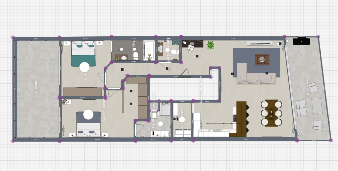 Elegant Freehold 147 sqm 2-Bedroom Penthouse in Gzira