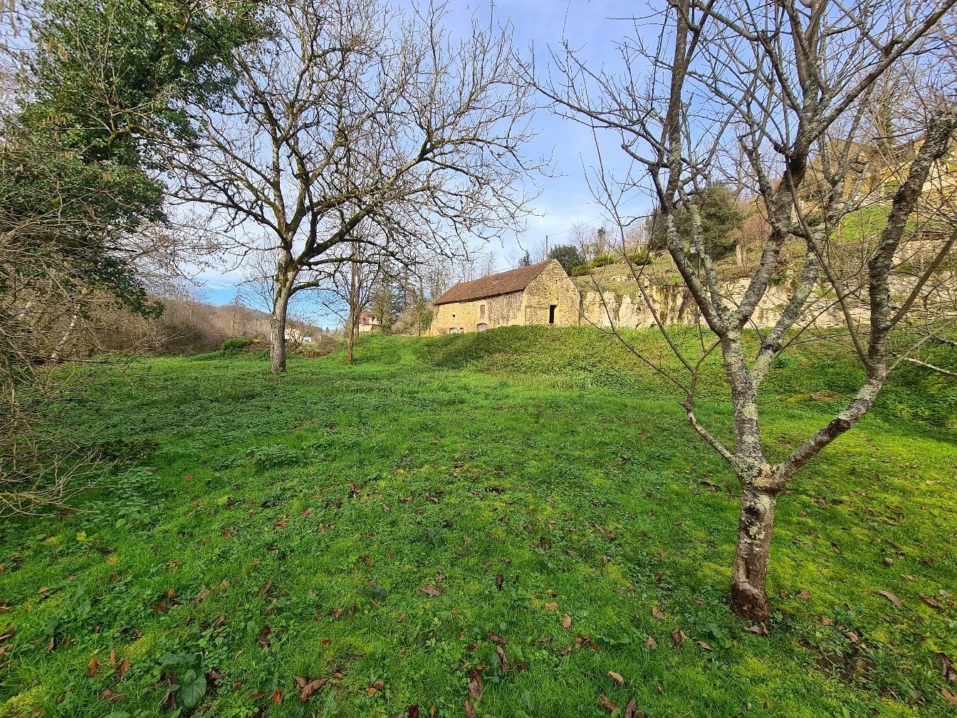 Charming stone barn with ruin, land and cave., Aquitaine – France – BVI72995
