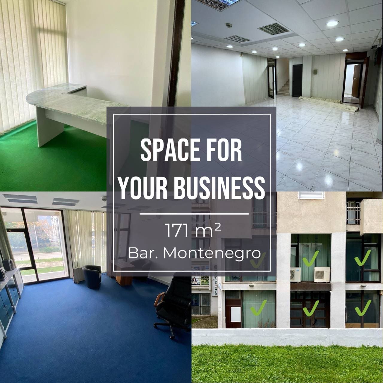 Commercial Space for Sale in Bar – 171 m² Prime Location, Montenegro – MRE