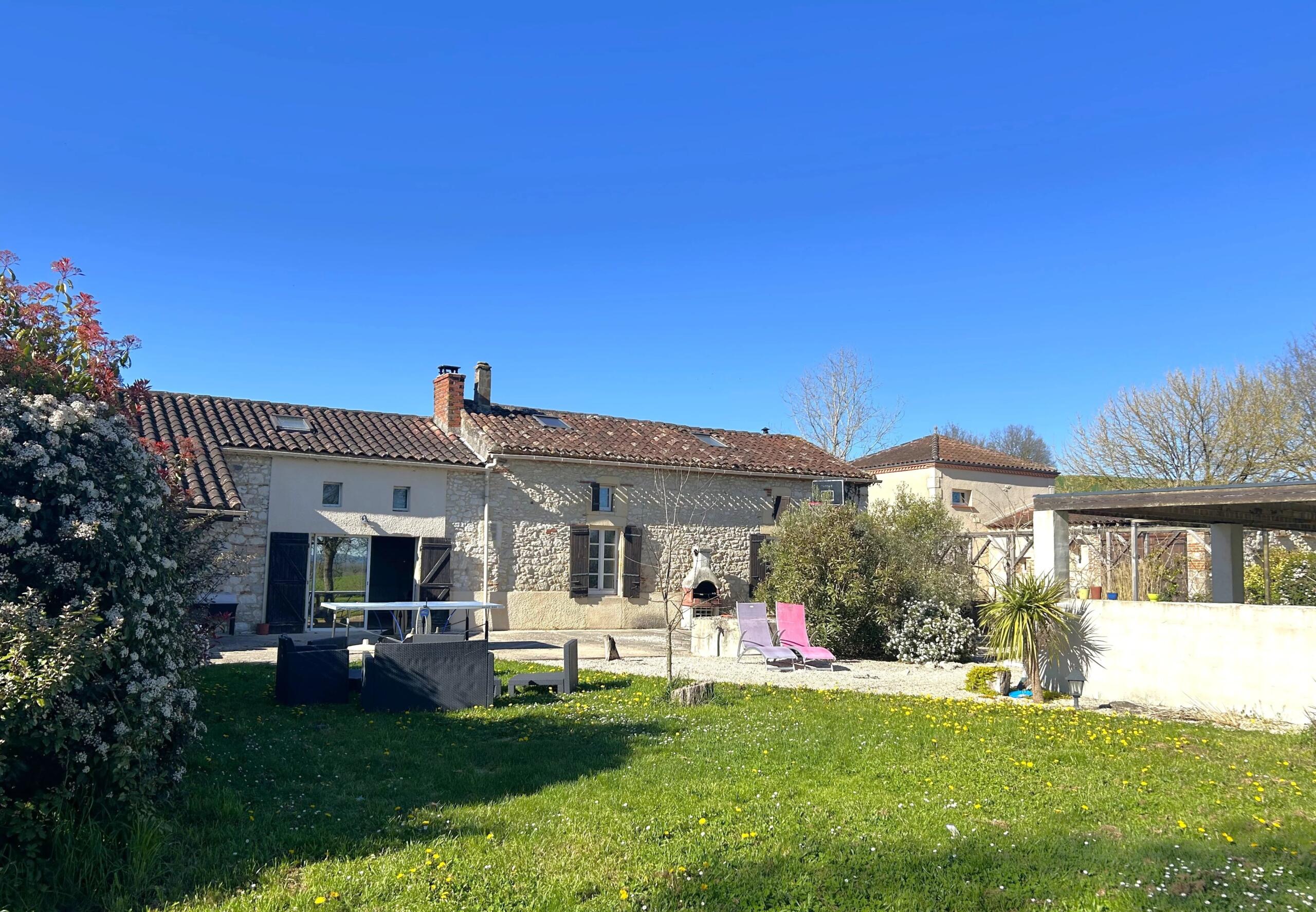 Charming stone ensemble with 2 houses and 2 pools, Aquitaine – France – BVI84506