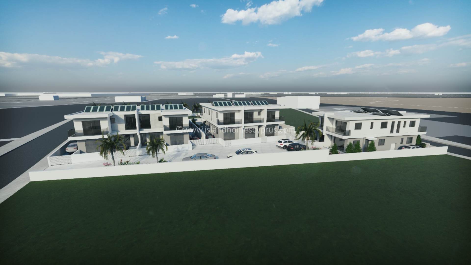 3 bedroom Town House in Kapparis, Famagusta, Cyprus – GlK105dp