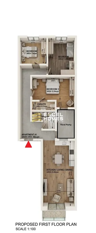 3 bedroom Apartment in Pembroke, Malta – 67347