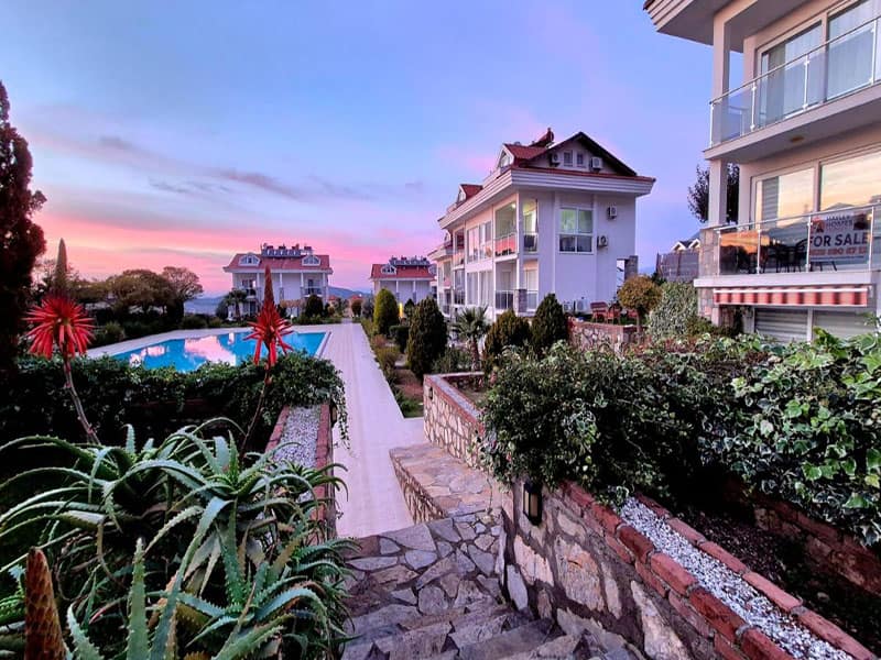 Landscape views two bedroom Duplex in Ovacik – TC1968