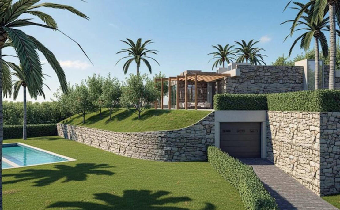 E1307 Land with Approved Project – Stunning Sea & French Riviera View