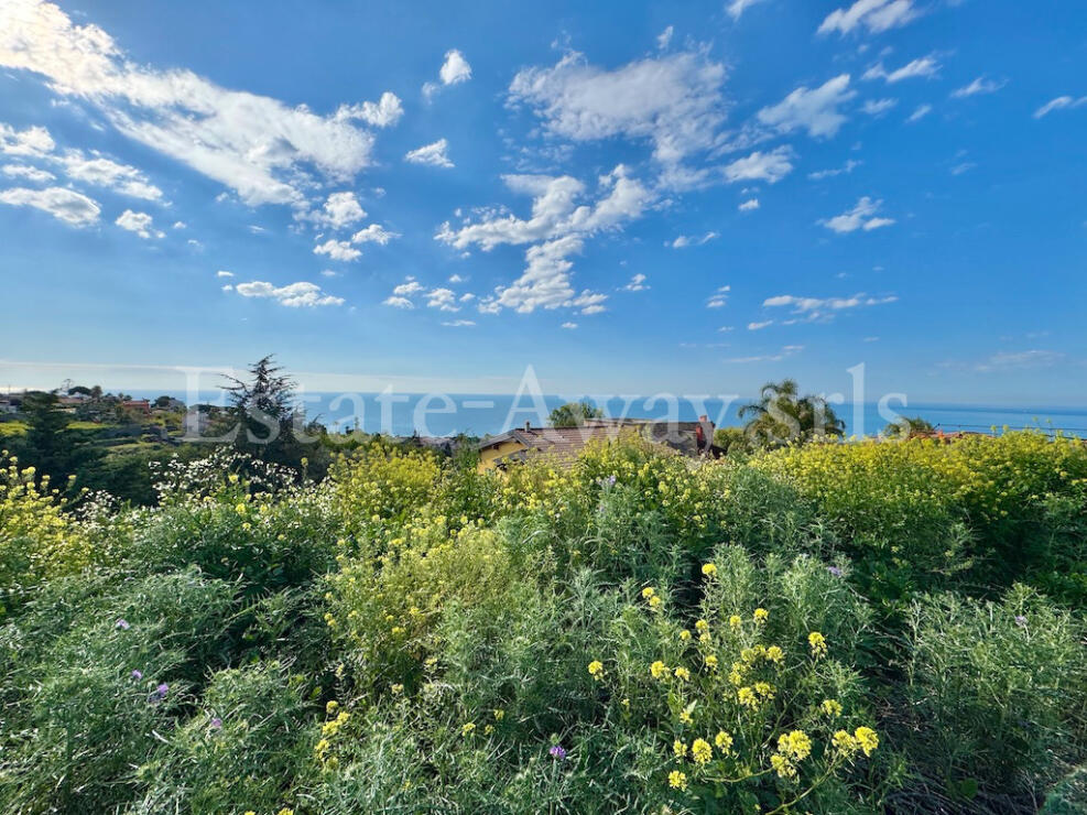 E1307 Land with Approved Project – Stunning Sea & French Riviera View