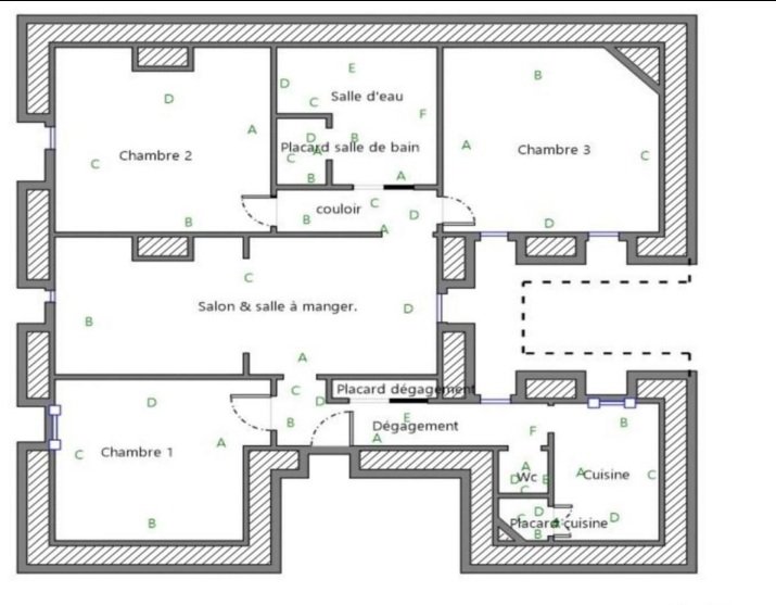 3 bedroom appartement ancien in Carcassonne, Aude, France