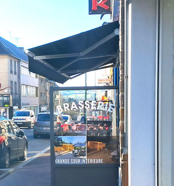 A vibrant café-bar ideally located in the heart of a bustling city in Normandy – France