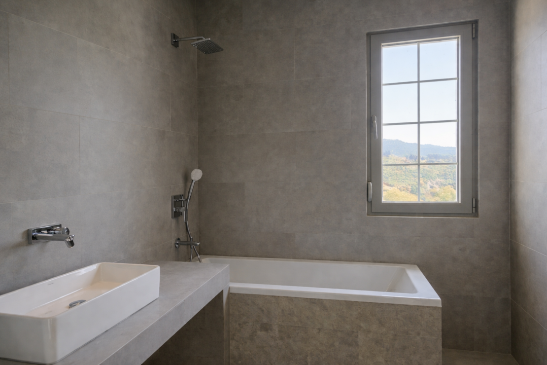 A 270 m2 seaside villa in Budva, nearing completion, is for sale.