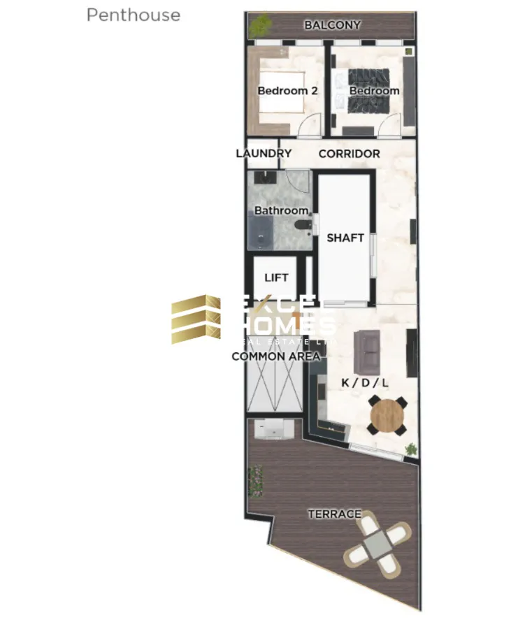 2 bedroom Penthouse in Santa Venera, Malta – 67485