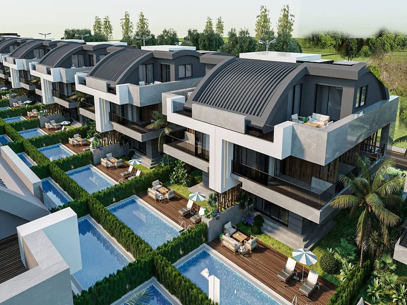 Modern four bedroom semi-detached Villas in Belek – TC1972