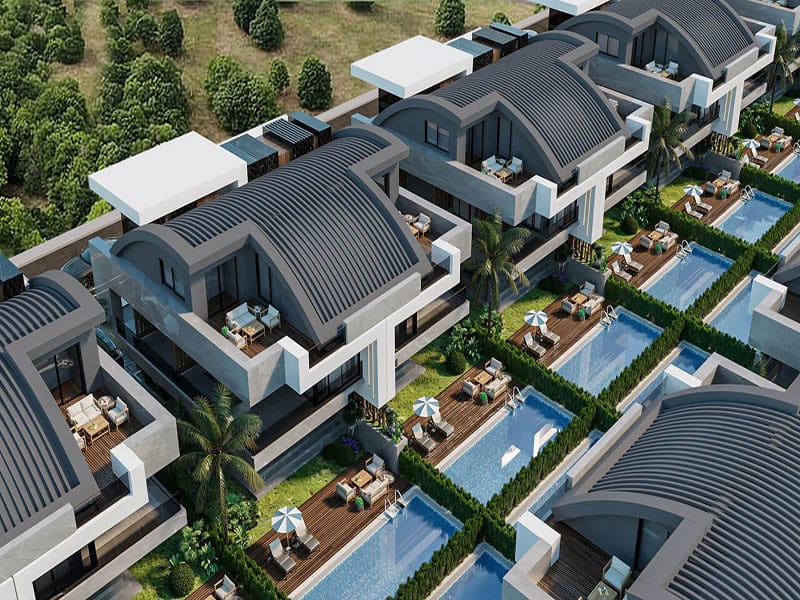 Modern four bedroom semi-detached Villas in Belek – TC1972