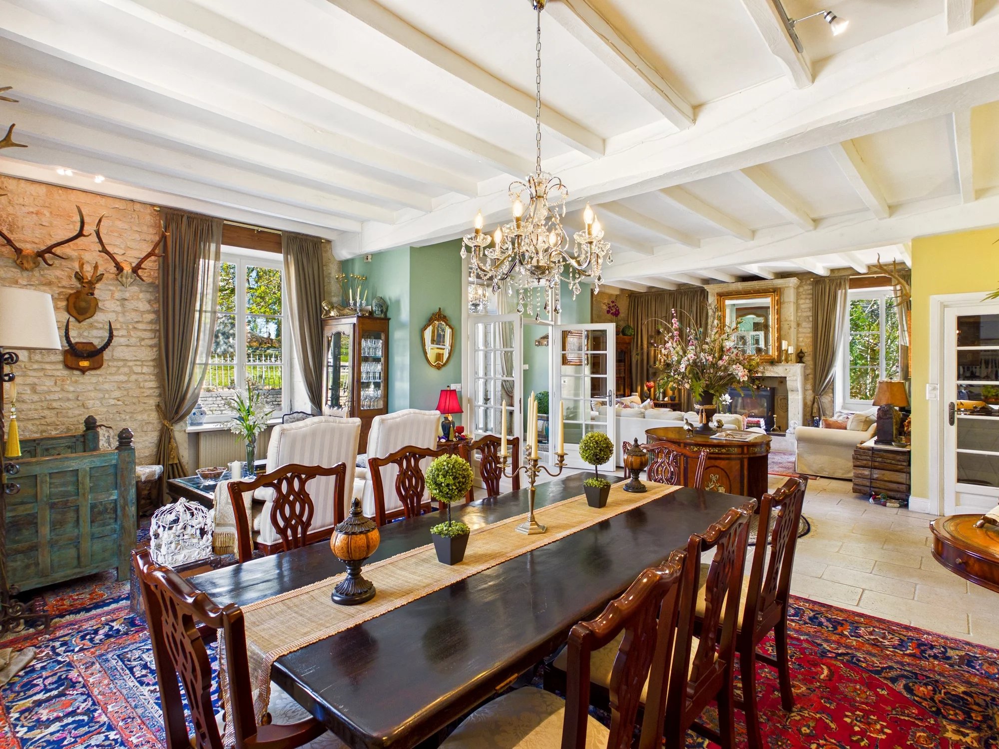 Stylish 3-storey village property with courtyard and large garage, Poitou-Charentes – France – BVI69669