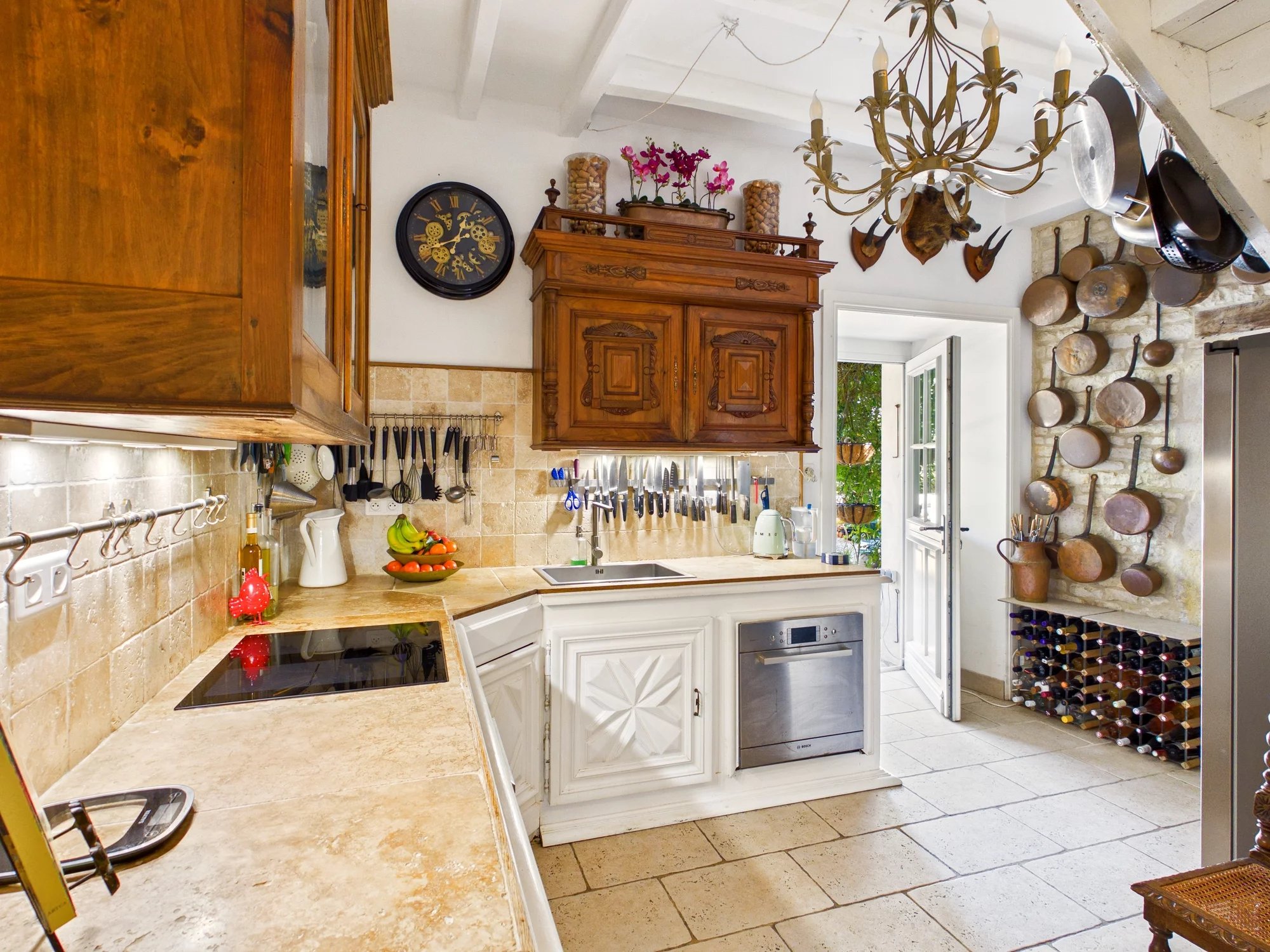 Stylish 3-storey village property with courtyard and large garage, Poitou-Charentes – France – BVI69669