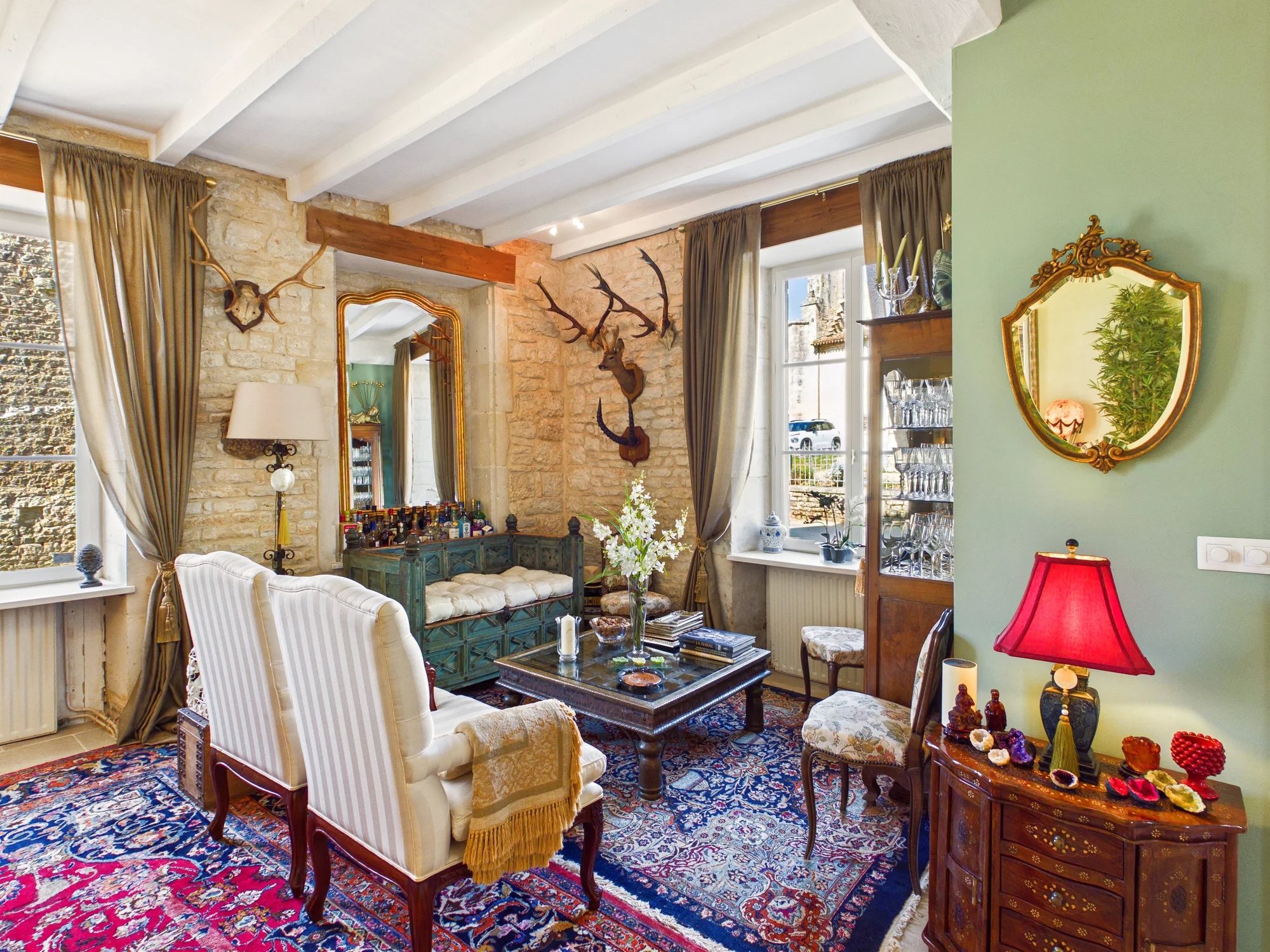 Stylish 3-storey village property with courtyard and large garage, Poitou-Charentes – France – BVI69669