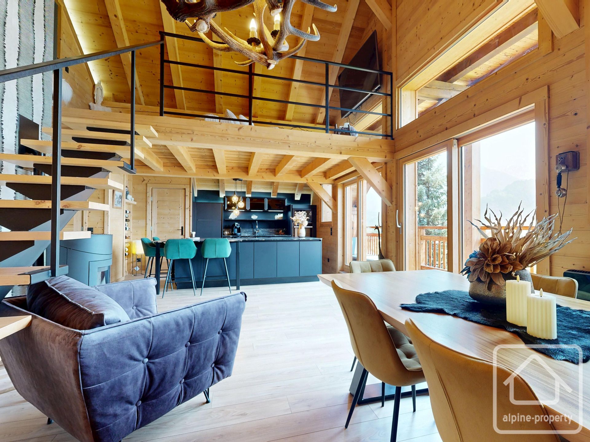 Stunningly Renovated Loft-style Apartment With South-facing Terrace, Garden, Private Parking, 45 Minutes From Geneva – NIDMARTINET