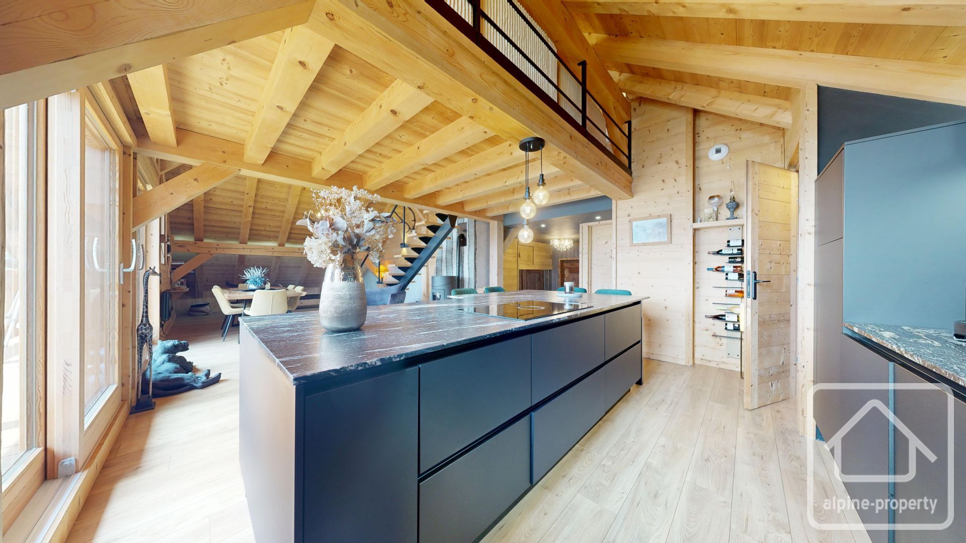 Stunningly Renovated Loft-style Apartment With South-facing Terrace, Garden, Private Parking, 45 Minutes From Geneva – NIDMARTINET