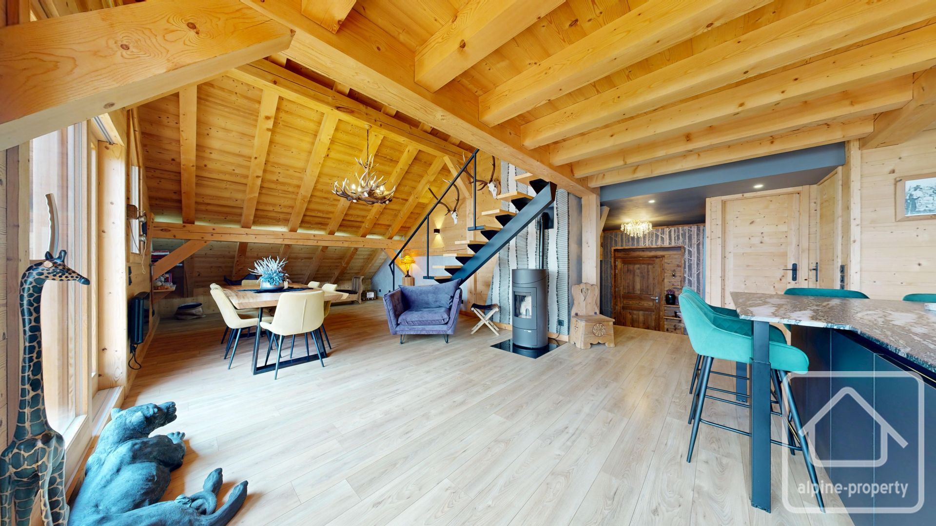 Stunningly Renovated Loft-style Apartment With South-facing Terrace, Garden, Private Parking, 45 Minutes From Geneva – NIDMARTINET