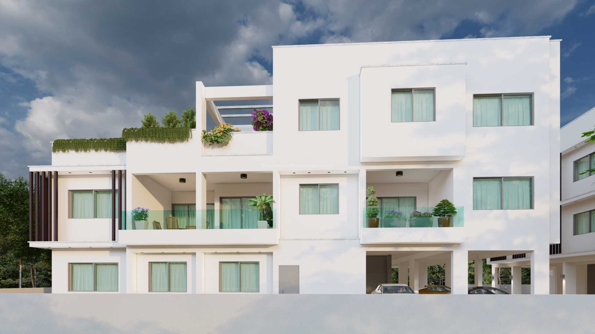 3 bedroom Apartment in Deryneia, Famagusta, Cyprus – IkD107dp