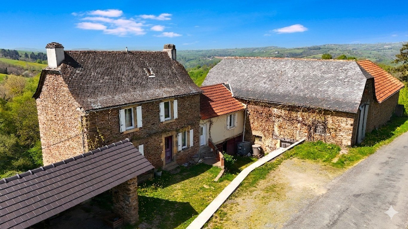 3 bedroom corps de ferme in Flagnac, Aveyron, France