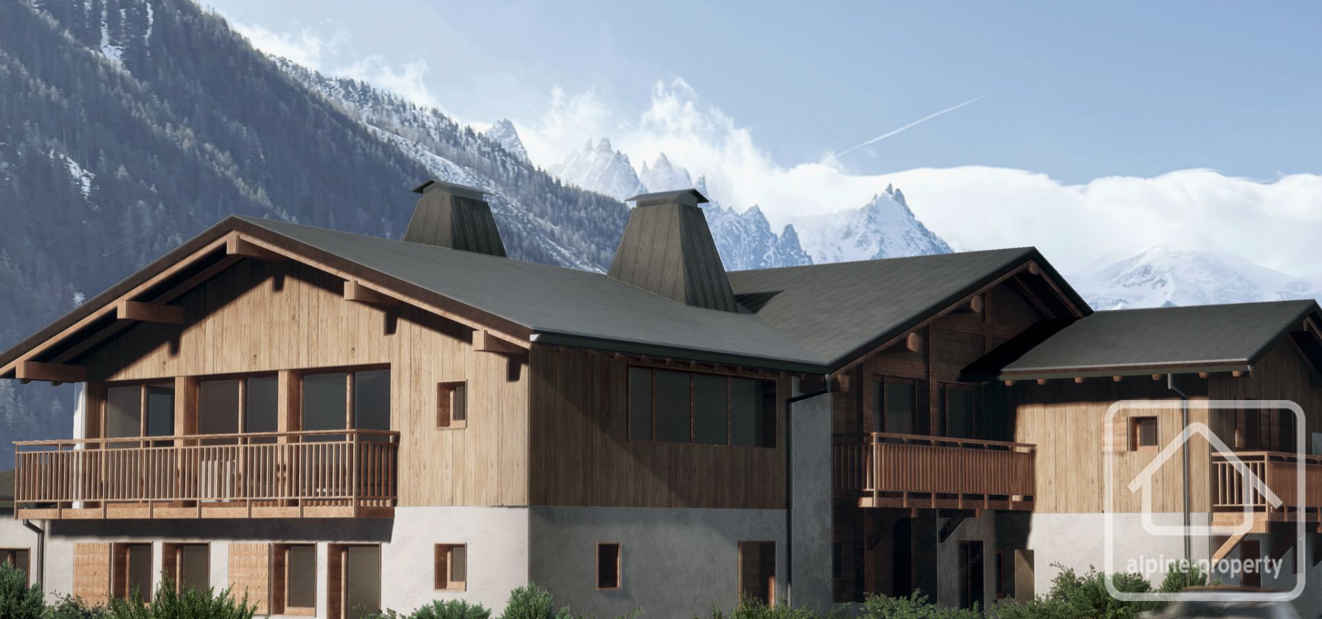 One Bedroom Shell Duplex Apartment In Newly Renovated Farm With Mont Blanc Views, Walking Distance To Bars, Restaurants And Ski Hire In The Beautiful Alpine Villlage Of Argentière, A Short Car Or Train Ride From Chamonix Town Centre. – CHARDONNET2