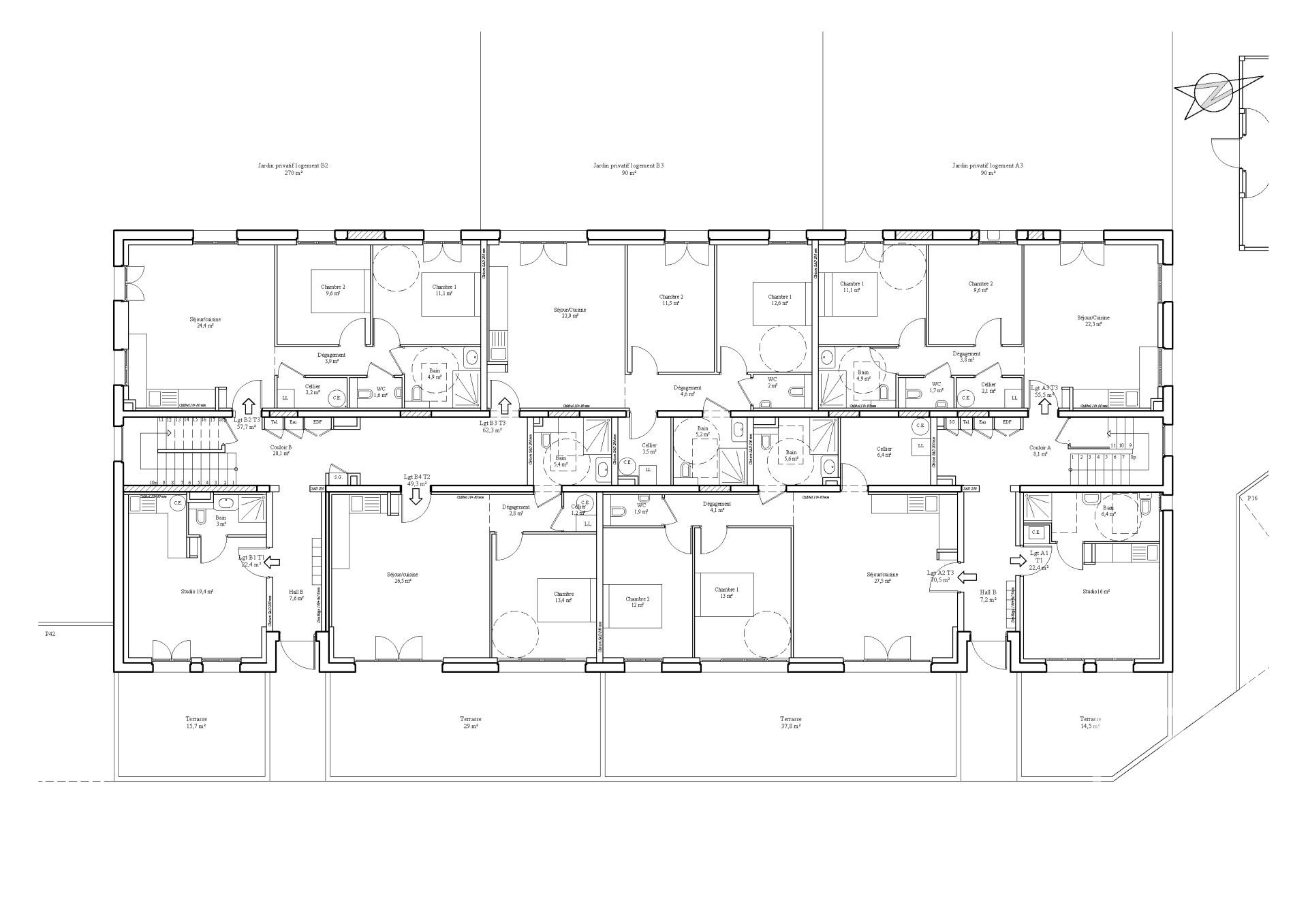 A 2 Bed Apartment In Shell Condition (66.00m2), Offering A Blank Canvas For Complete Fit-out. – CHAMPSB3