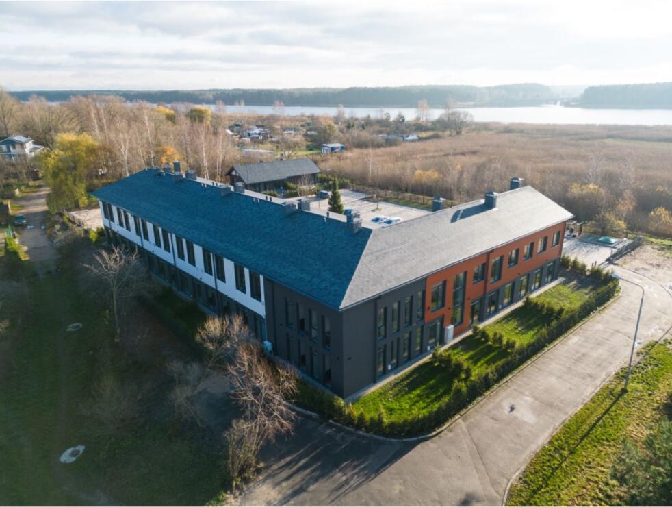 Modern apartment in a recently renovated apartment building.