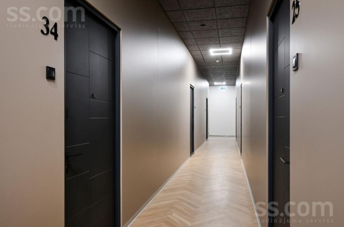 Modern apartment in a recently renovated apartment building.