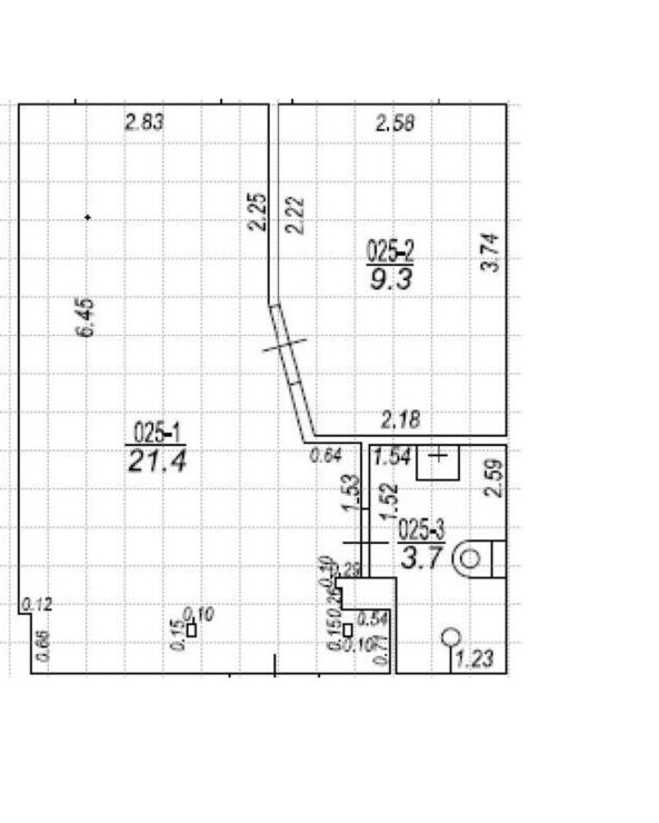 Modern apartment in a recently renovated apartment building.