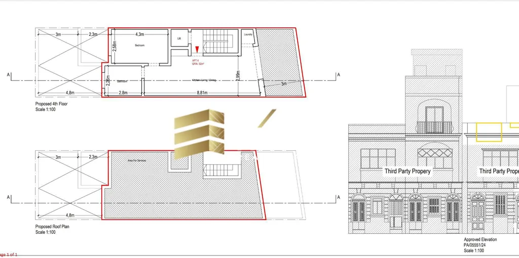 1 bedroom Penthouse in Marsa, Malta – 67988