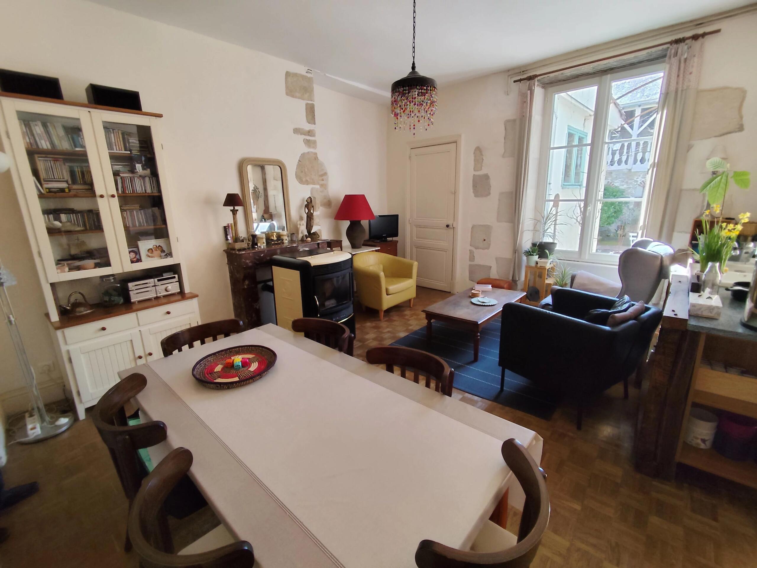 Beautiful Character 3-bed Townhouse in the Heart of Historic Civray, Poitou-Charentes – France – BVI85425
