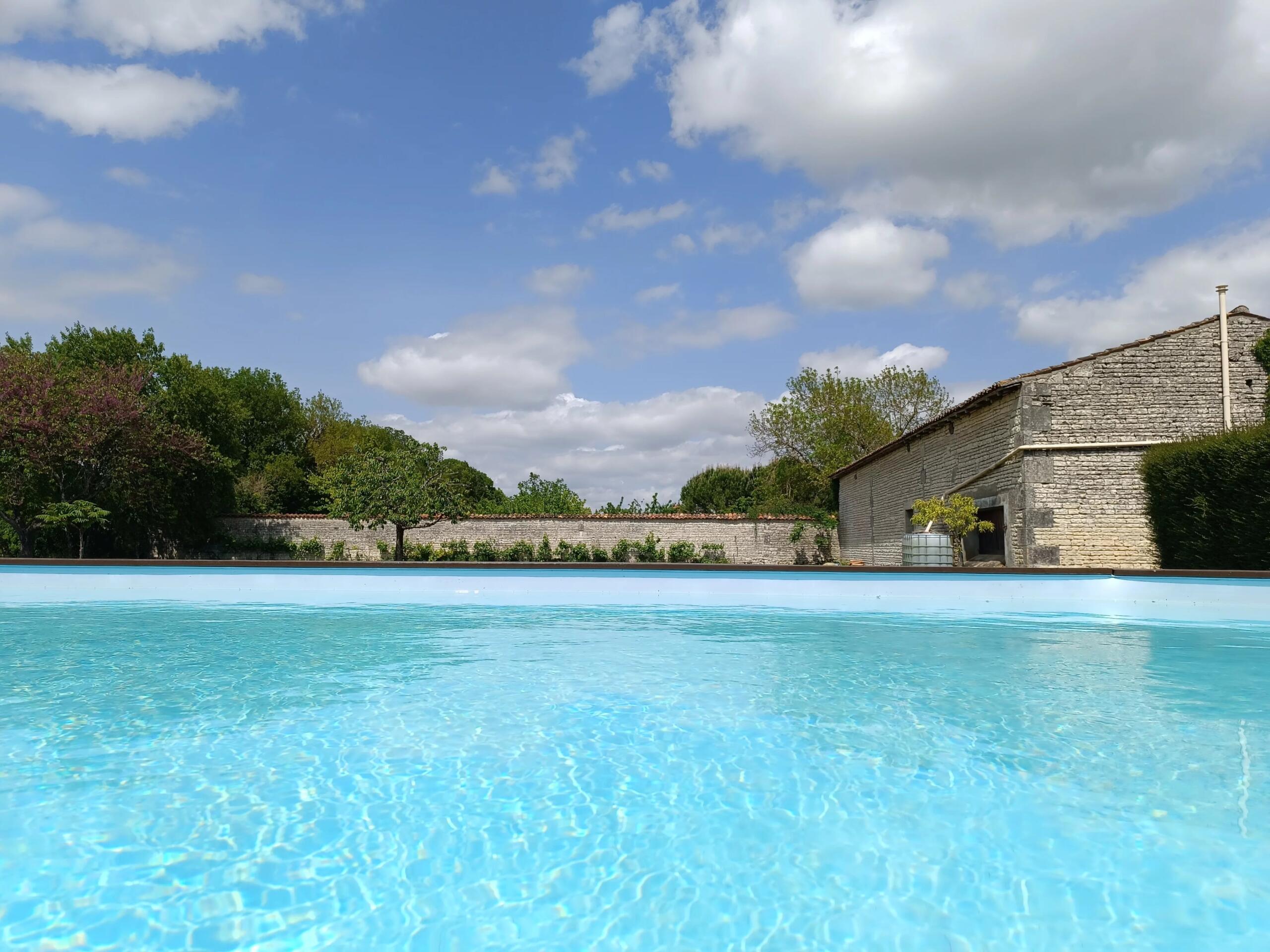 Renovated village house with pool and large garden, close to Matha, Poitou-Charentes – France – BVI85019