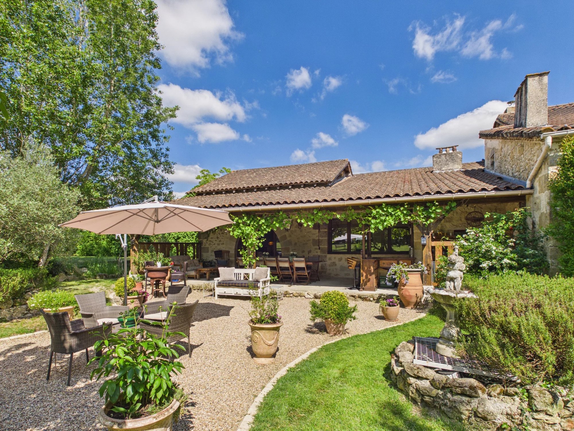 Charming Medieval Home with Guest Apartment in Idyllic Village Setting, Aquitaine – France – BVI84910