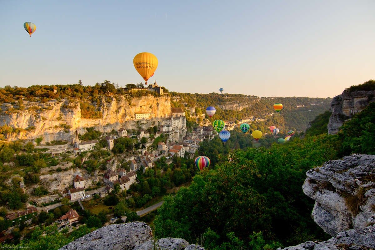 restaurant in Rocamadour, Lot, France