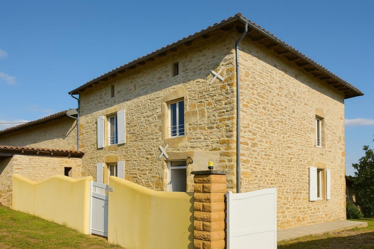 2 bedroom maison en pierres in Nieuil, Charente, France