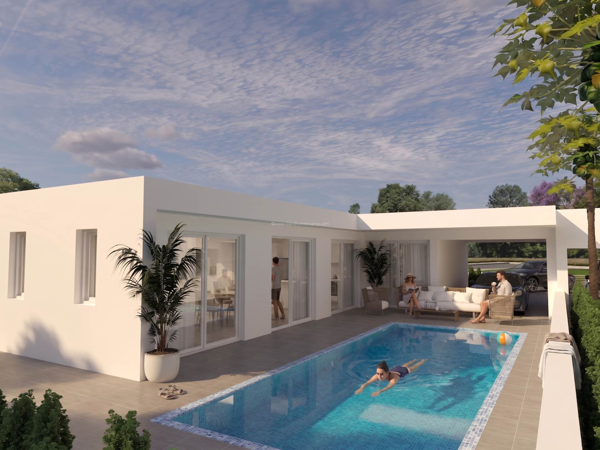2 bedroom Bungalow in Frenaros, Famagusta, Cyprus – ZeN118dp