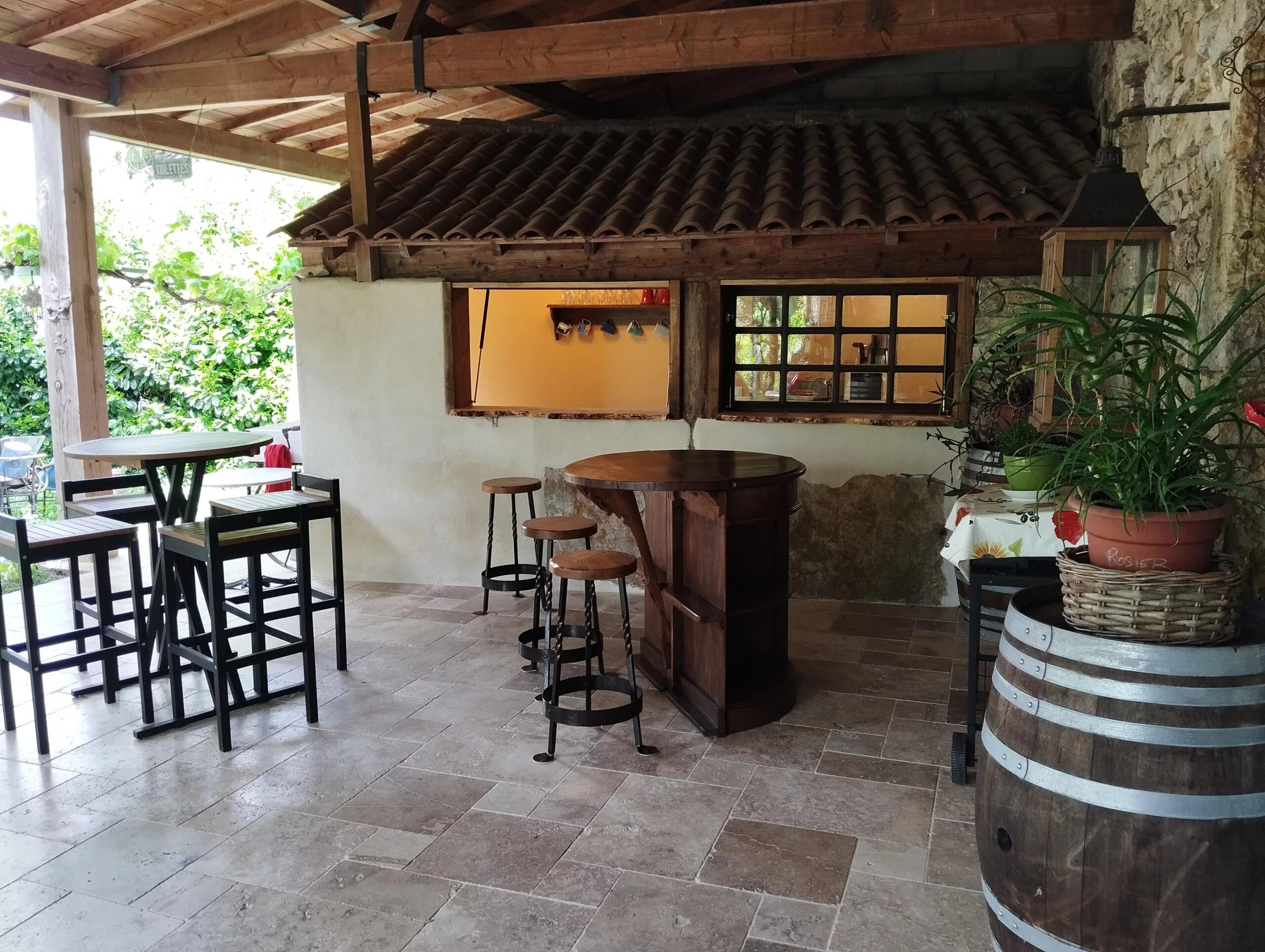 Sector Saint-Cirq-Lapopie: Charming 4 bedroomed house with 2 gites, 1,5 ha of certified organic smallholding and views, Midi-Pyrénées – France – BVI85134