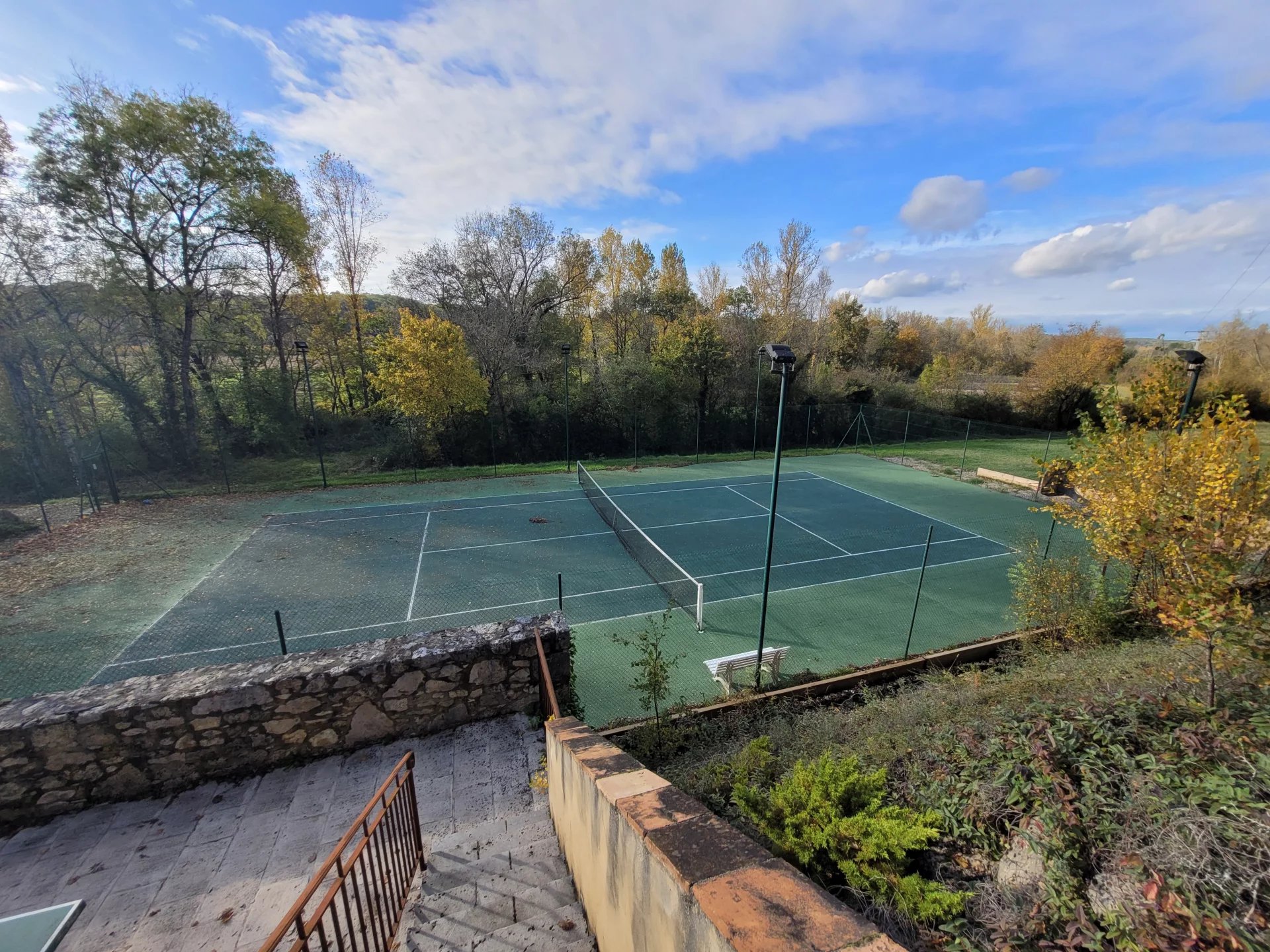 Charming country stone house with tennis court, pool and land, Aquitaine – France – BVI72943