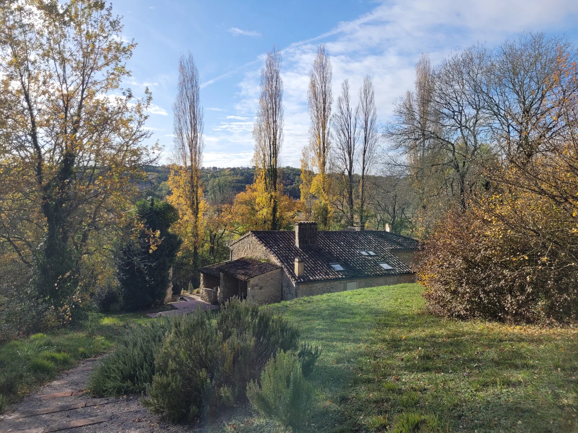 Charming country stone house with tennis court, pool and land, Aquitaine – France – BVI72943