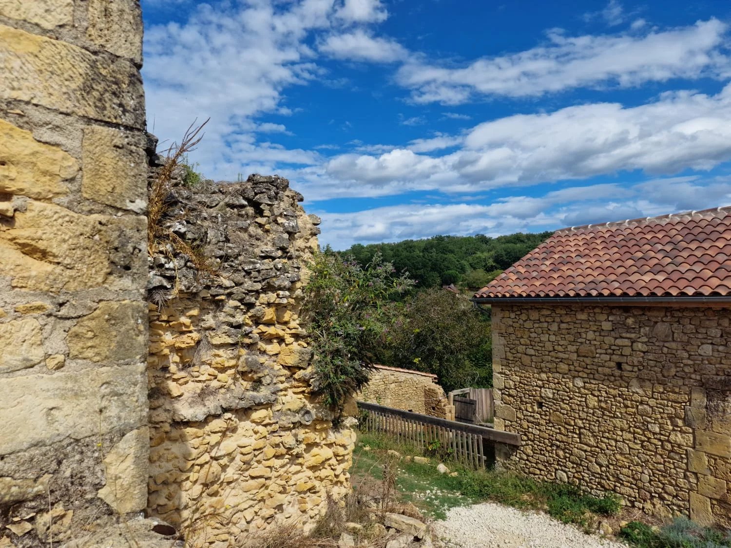 Lovely project in a lovely village with bar –  building to renovate with garden, Aquitaine – France – BVI71999
