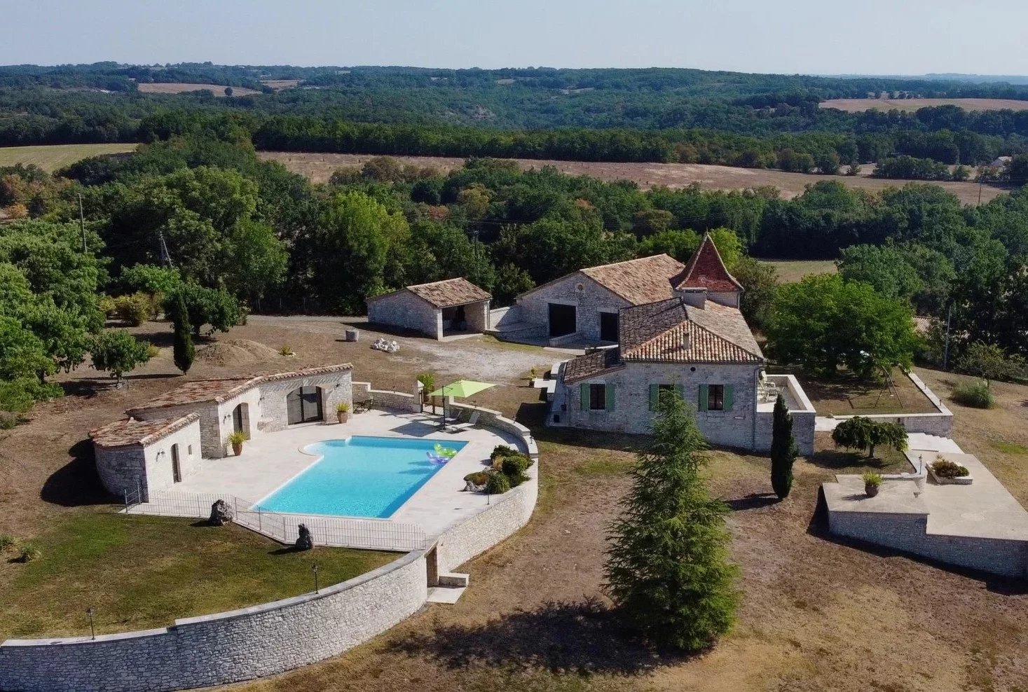 Panoramic view for this character property, Midi-Pyrénées – France – BVI68795