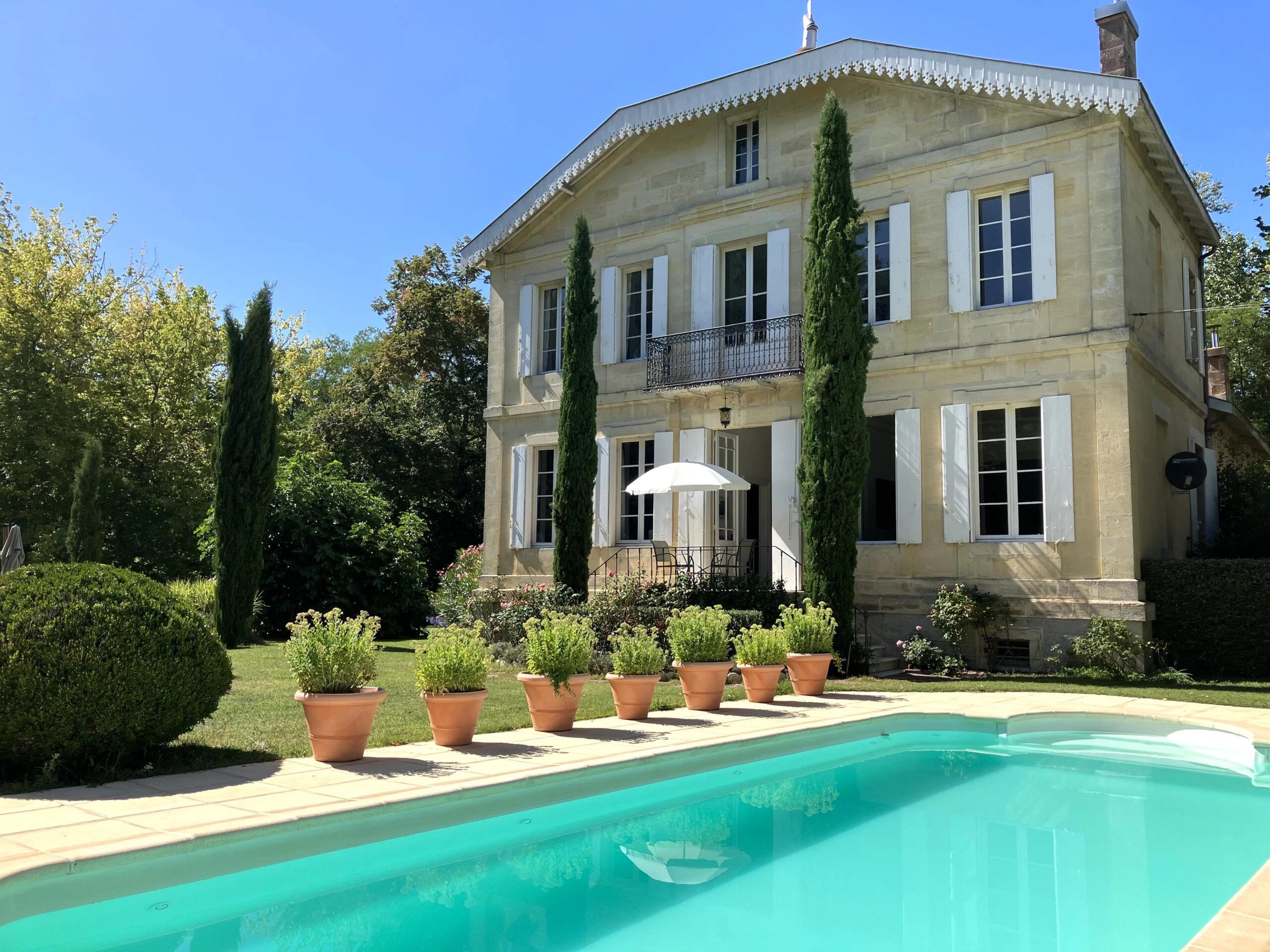 Elegant French Manor House with Parkland, Pool and River Access – Between Bordeaux, Saint-Émilion and Bergerac, Aquitaine – France – BVI85176