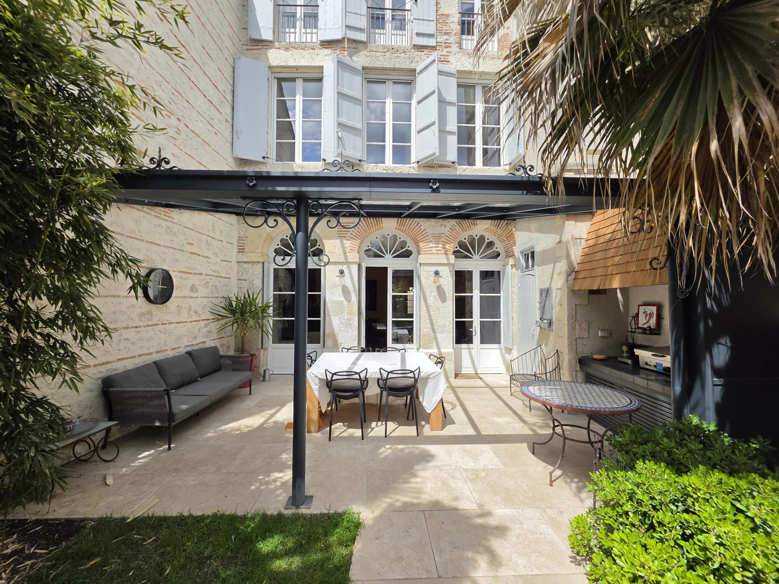 Elegant Bourgeois Townhouse with Garden, Heated Pool and Large Garage in Heart of Agen, Aquitaine – France – BVI85444