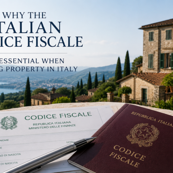 Why the Italian Codice Fiscale Is Essential When Buying Property in Italy
