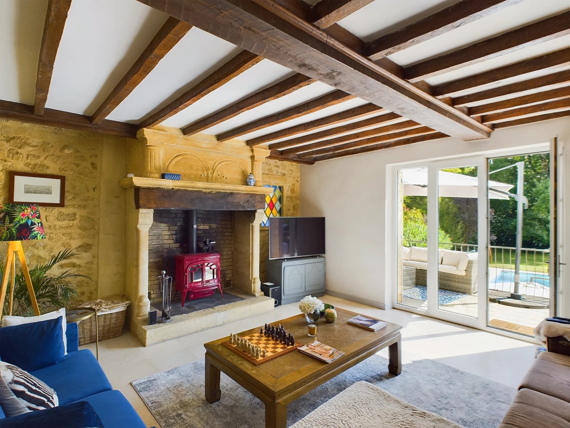 Stunning Riverside Villa with Pool, 4 Bedrooms, La Roque-Gageac, Dordogne, Aquitaine – France – BVI73814