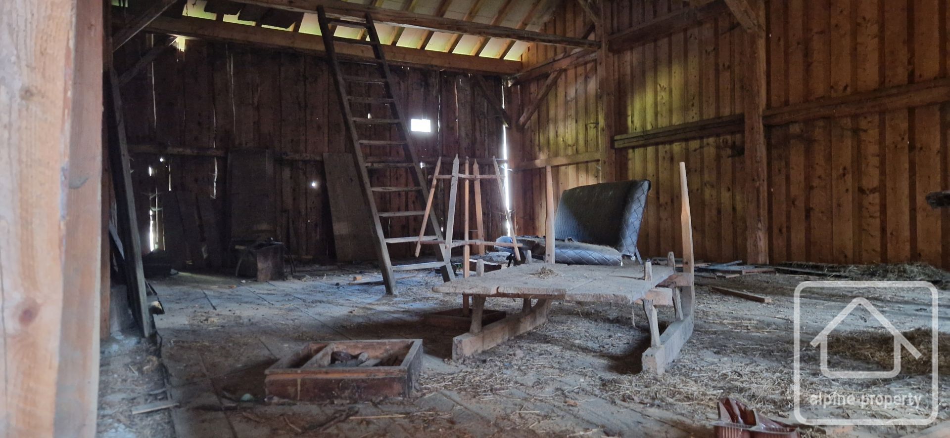 Charming Two-storey Former Workshop With Existing Planning Permission. An Exciting Opportunity To Create A Unique Mountain Retreat. – SCIAUX