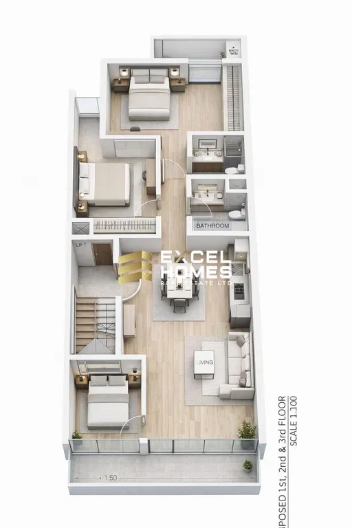 3 bedroom Apartment in Dingli, Malta – 68297