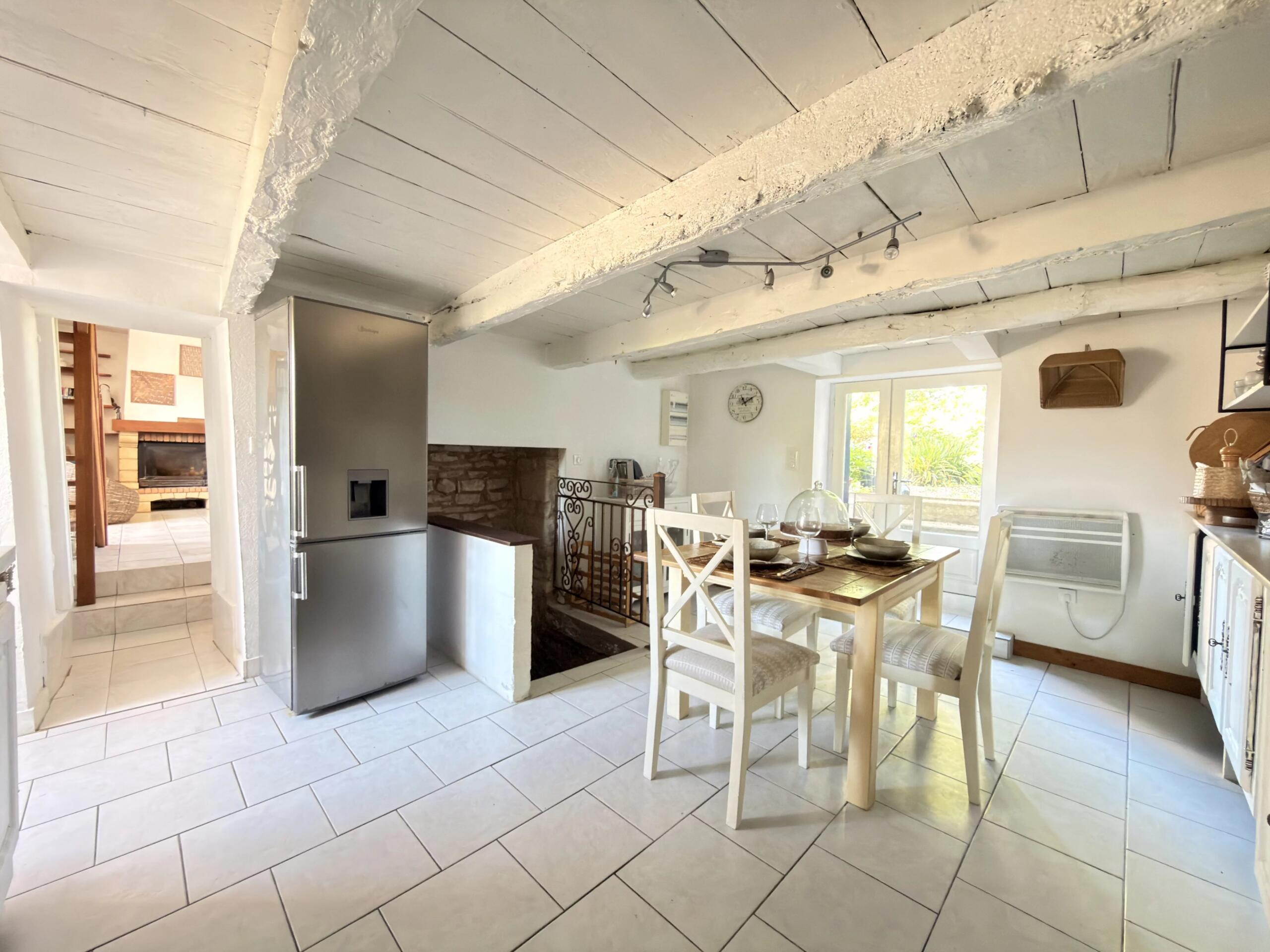 Charming Stone Village Property with Garden and above ground Pool, Poitou-Charentes – France – BVI85686