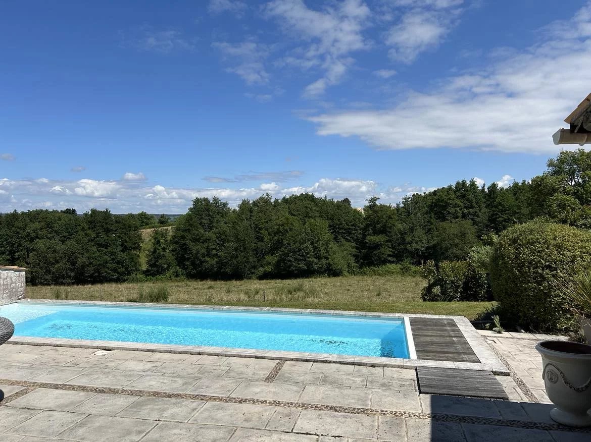 Spacious stone house on 3.8 hectares, with pool, Poitou-Charentes – France – BVI72288