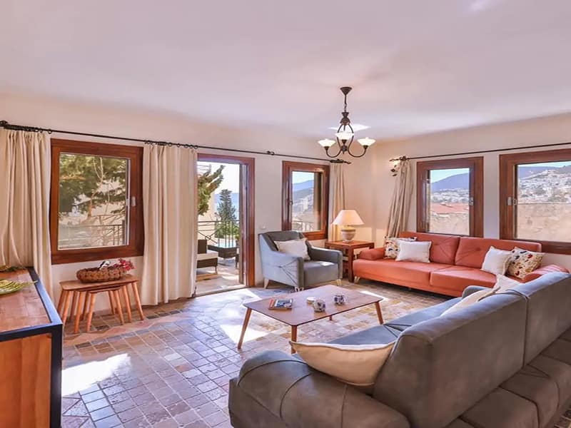 Quaint two bedroom sea view Apartment in Kalkan – TC1992