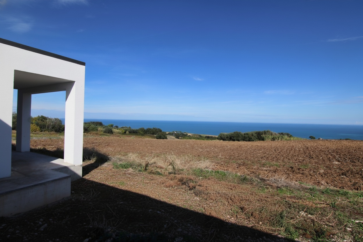 Petacciato, Molise, The White Monolith on the Adriatic Coast – V003253